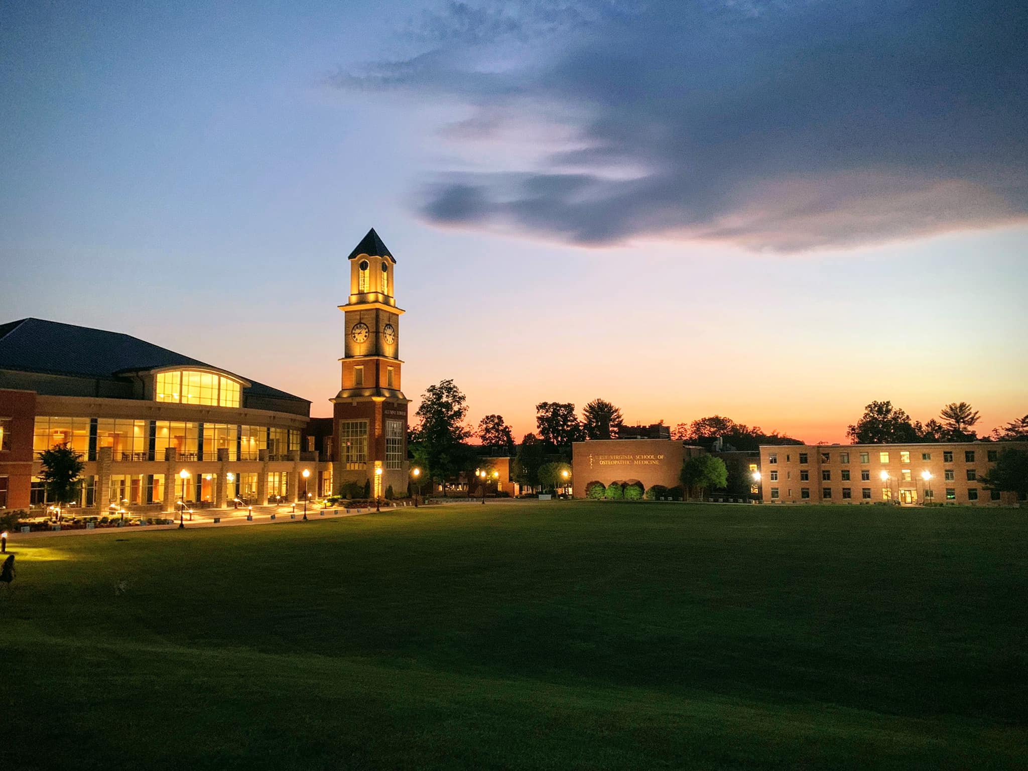 WVSOM Campus Sunset