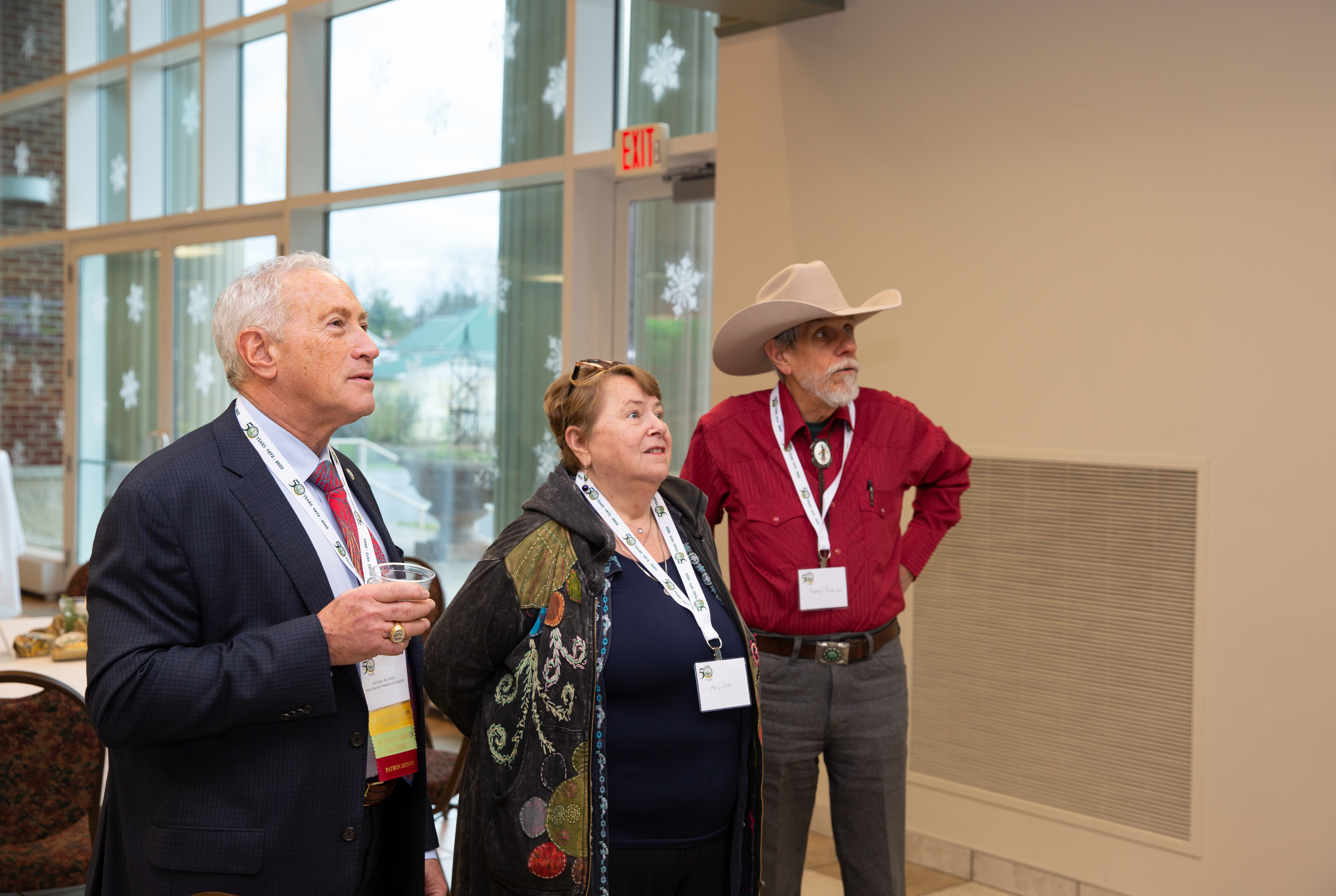 Dr. Foster, Dr. Rubin, Mary Leb  