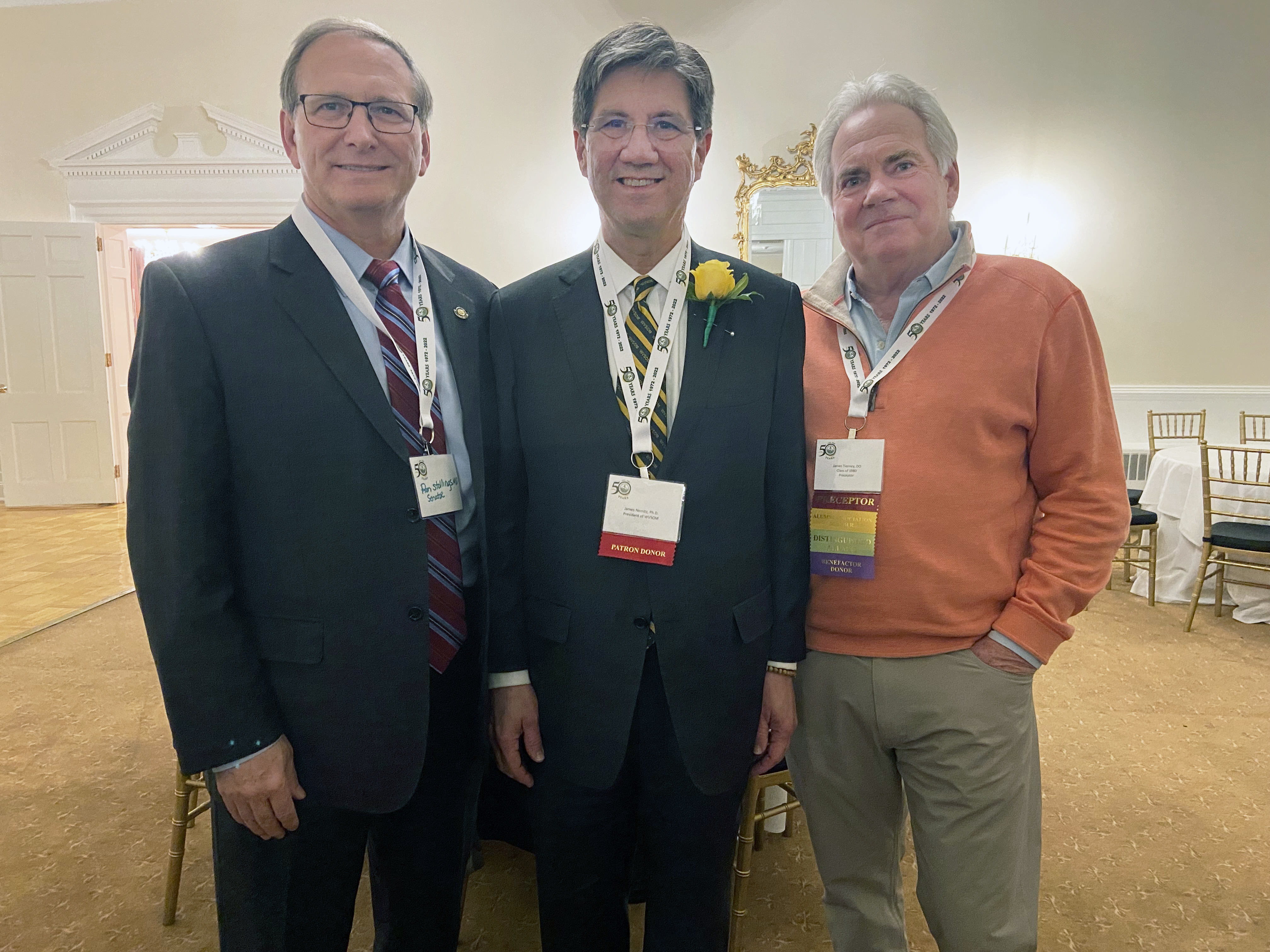 Ron Stollings, James Nemitz, James Tierney posed photo