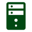 database symbol with key