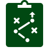Strategy Icon dark green