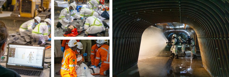 Scenes from the 2022 International Mines Rescue Competition