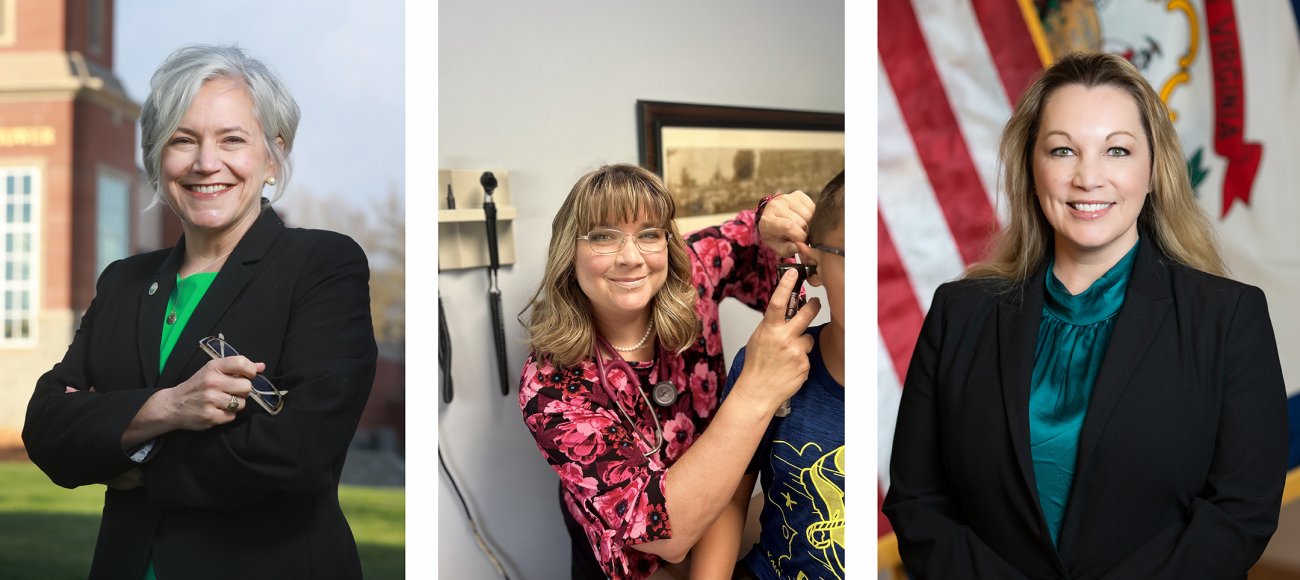 From left: Leslie Bicksler, MSW, Hilary Miller, D.O., and Sherri Young, D.O.