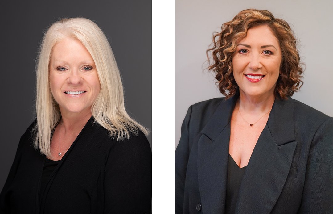 Mary Page Nemcik, left, and Jessica Hott, D.O., right